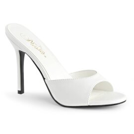 Pleaser CLASSIQUE-01 Zapato Abierto Blanco EU-35 / US-5