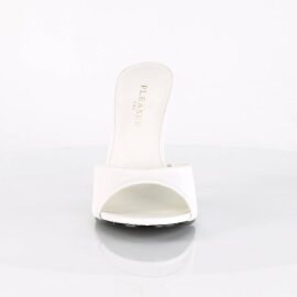 Pleaser CLASSIQUE-01 Zapato Abierto Blanco EU-35 / US-5