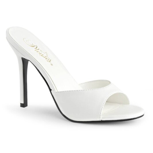 Pleaser CLASSIQUE-01 Zapato Abierto Blanco EU-37 / US-7