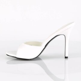 Pleaser CLASSIQUE-01 Zapato Abierto Blanco EU-37 / US-7