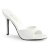 Pleaser CLASSIQUE-01 Zapato Abierto Blanco EU-37 / US-7