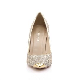 Pleaser CLASSIQUE-20 Tacones Purpurina Dorado EU-38 / US-8