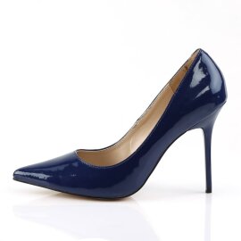 Pleaser CLASSIQUE-20 Tacones Charol Azul EU-38 / US-8