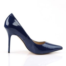 Pleaser CLASSIQUE-20 Tacones Charol Azul EU-38 / US-8