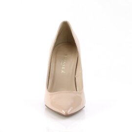 Pleaser CLASSIQUE-20 Tacones Charol Beige EU-35 / US-5