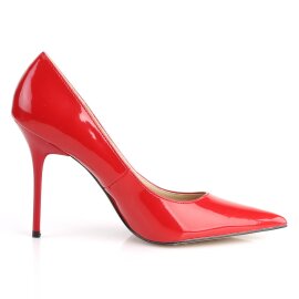 Pleaser CLASSIQUE-20 Tacones Charol Rojo EU-37 / US-7