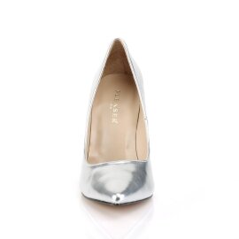 Pleaser CLASSIQUE-20 Tacones Metálico Plata EU-35 / US-5