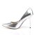 Pleaser CLASSIQUE-20 Tacones Metálico Plata EU-35 / US-5