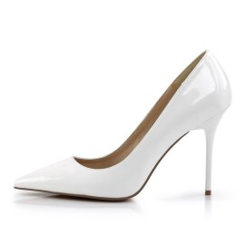 Pleaser CLASSIQUE-20 Tacones Charol Blanco EU-35 / US-5