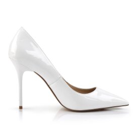 Pleaser CLASSIQUE-20 Tacones Charol Blanco EU-35 / US-5