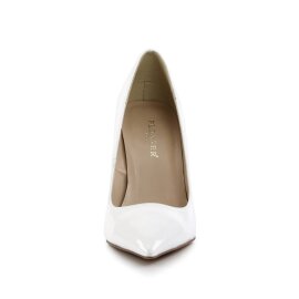 Pleaser CLASSIQUE-20 Tacones Charol Blanco EU-37 / US-7