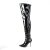 Pleaser CLASSIQUE-3000 Bota Alta Charol Negro EU-41 / US-11