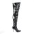 Pleaser CLASSIQUE-3000 Bota Alta Charol Negro EU-41 / US-11