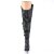 Pleaser CLASSIQUE-3011 Bota Alta Cuero Sintético Negro EU-39 / US-9