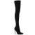 Pleaser COURTLY-3005 Bota Alta Negro EU-42 / US-12