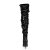 Pleaser COURTLY-3011 Bota Alta Metalizado Negro EU-38 / US-8