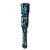 Pleaser COURTLY-3011 Bota Alta Metalizado Verde Azul EU-40 / US-10