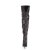 Pleaser COURTLY-3015 Bota Alta Purpurina Negro EU-39 / US-9