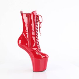 Pleaser CRAZE-1040 Botín Plataforma Charol Rojo EU-38 / US-8
