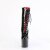 Pleaser CRAZE-1040FH Botín Plataforma Charol Negro EU-37 / US-7