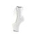 Pleaser CRAZE-1040TT Botín Plataforma Charol Negro Blanco EU-38 / US-8