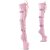 Pleaser CRAZE-3028 Bota Alta Plataforma Charol Rosa Claro EU-38 / US-8