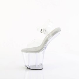 Pleaser CRAZE-808 Sandalia de Tacón Plataforma Transparente EU-43 / US-13