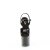 Pleaser CRAZE-809 Sandalia de Tacón Plataforma Charol Negro EU-40 / US-10