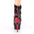Pleaser DELIGHT-1012 Botín Plataforma Charol Negro EU-36 / US-6