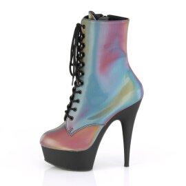 Pleaser DELIGHT-1020REFL Botín Plataforma Reflexión Multicolor EU-36 / US-6