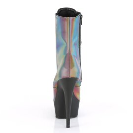 Pleaser DELIGHT-1020REFL Botín Plataforma Reflexión Multicolor EU-36 / US-6