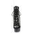 Pleaser DELIGHT-600-33RM Botín Plataforma Ante Sintético Metalizado Negro EU-39 / US-9