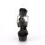 Pleaser DELIGHT-661 Sandalia de Tacón Plataforma Cuero Sintético Negro EU-36 / US-6