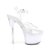 Pleaser DISCOLITE-708 Sandalia de Tacón Plataform Transparente Multicolor EU-35 / US-5