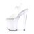 Pleaser DISCOLITE-808 Sandalia de Tacón Plataform Transparente Multicolor EU-35 / US-5