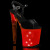 Pleaser DISCOLITE-809 Sandalia de Tacón Plataform Charol Negro Multicolor EU-38 / US-8