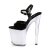 Pleaser DISCOLITE-809 Sandalia de Tacón Plataform Charol Negro Multicolor EU-39 / US-9