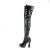 Pleaser ELECTRA-3023 Bota Alta Charol Negro EU-39 / US-9