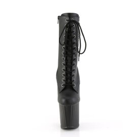 Pleaser ENCHANT-1040PK Bota Plataforma Cuero Sintético Negro EU-38 / US-8