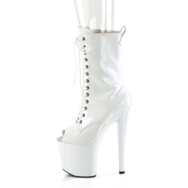 Pleaser ENCHANT-1041 Bota Plataforma Charol Blanco EU-35 / US-5