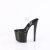 Pleaser ENCHANT-708 Sandalia de Tacón Plataforma Negro Transparente EU-36 / US-6