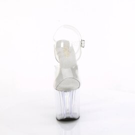 Pleaser ENCHANT-708 Sandalia de Tacón Plataforma Transparente EU-35 / US-5