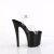 Pleaser ENCHANT-708LT-CIRCLE Sandalia de Tacón Plataforma Negro Transparente EU-36 / US-6