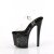 Pleaser ENCHANT-708LT-PINWHE Sandalia de Tacón Plataforma Negro Transparente EU-37 / US-7