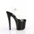 Pleaser ENCHANT-708LT-PINWHE Sandalia de Tacón Plataforma Negro Transparente EU-37 / US-7