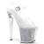 Pleaser ENCHANT-708RSI Sandalia de Tacón Plataforma Purpurina Plata Transparente EU-37 / US-7