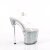 Pleaser ENCHANT-708RSI Sandalia de Tacón Plataforma Purpurina Plata Transparente EU-37 / US-7