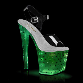 Pleaser ENCHANT-708T-LT Sandalia de Tacón...