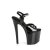 Pleaser ENCHANT-709 Sandalia de Tacón Plataforma Charol Negro EU-40 / US-10