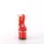 Pleaser ESTEEM-708 Sandalia de Tacón Plataforma Metalizado Rojo EU-35 / US-5